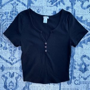 Black Baby Tee
